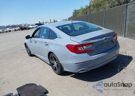 2022 Honda Accord Hybrid Touring из США, поврежденный, VIN 1HGCV3F95NA029566